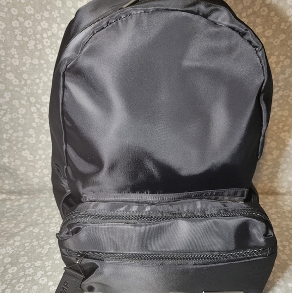 duchamp black leather backpack